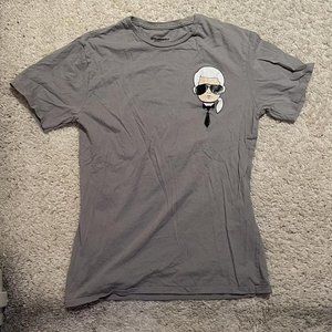 Karl Lagerfeld Graphic T-shirt Gray